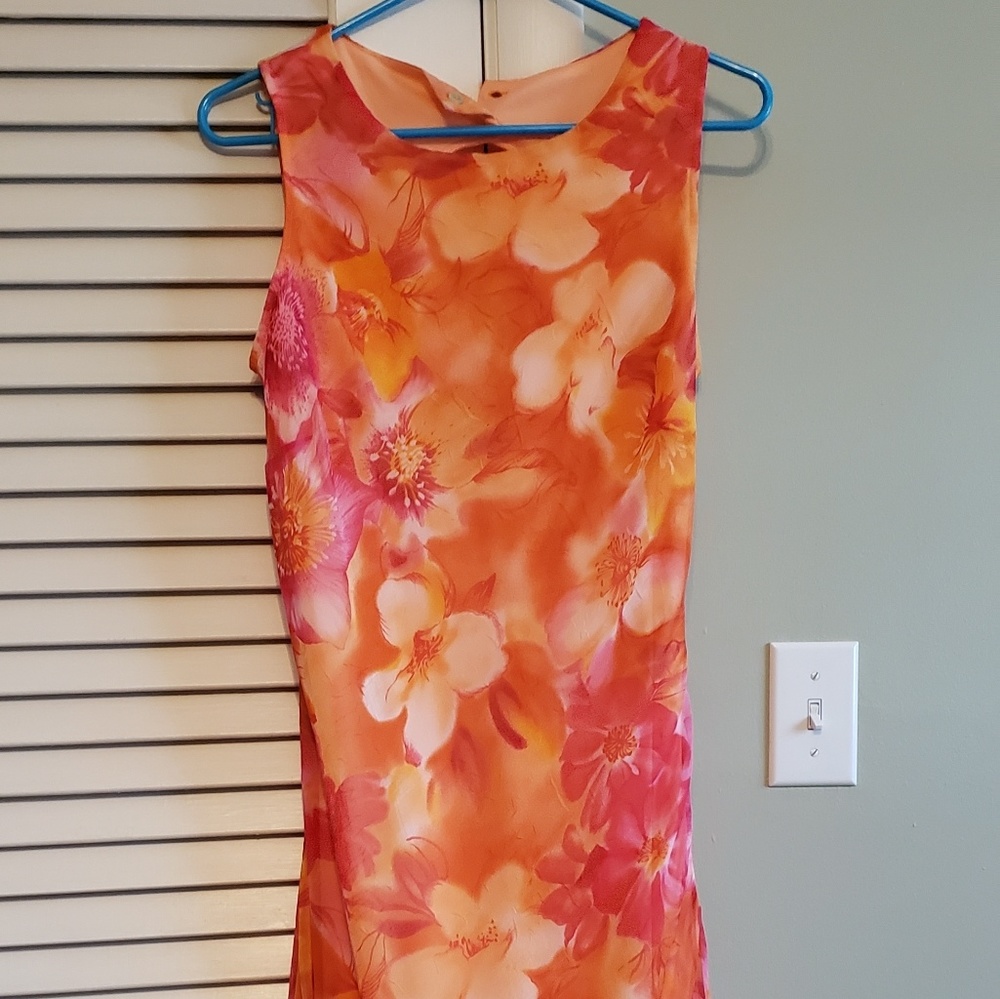 FLORAL Spring or Summer dress